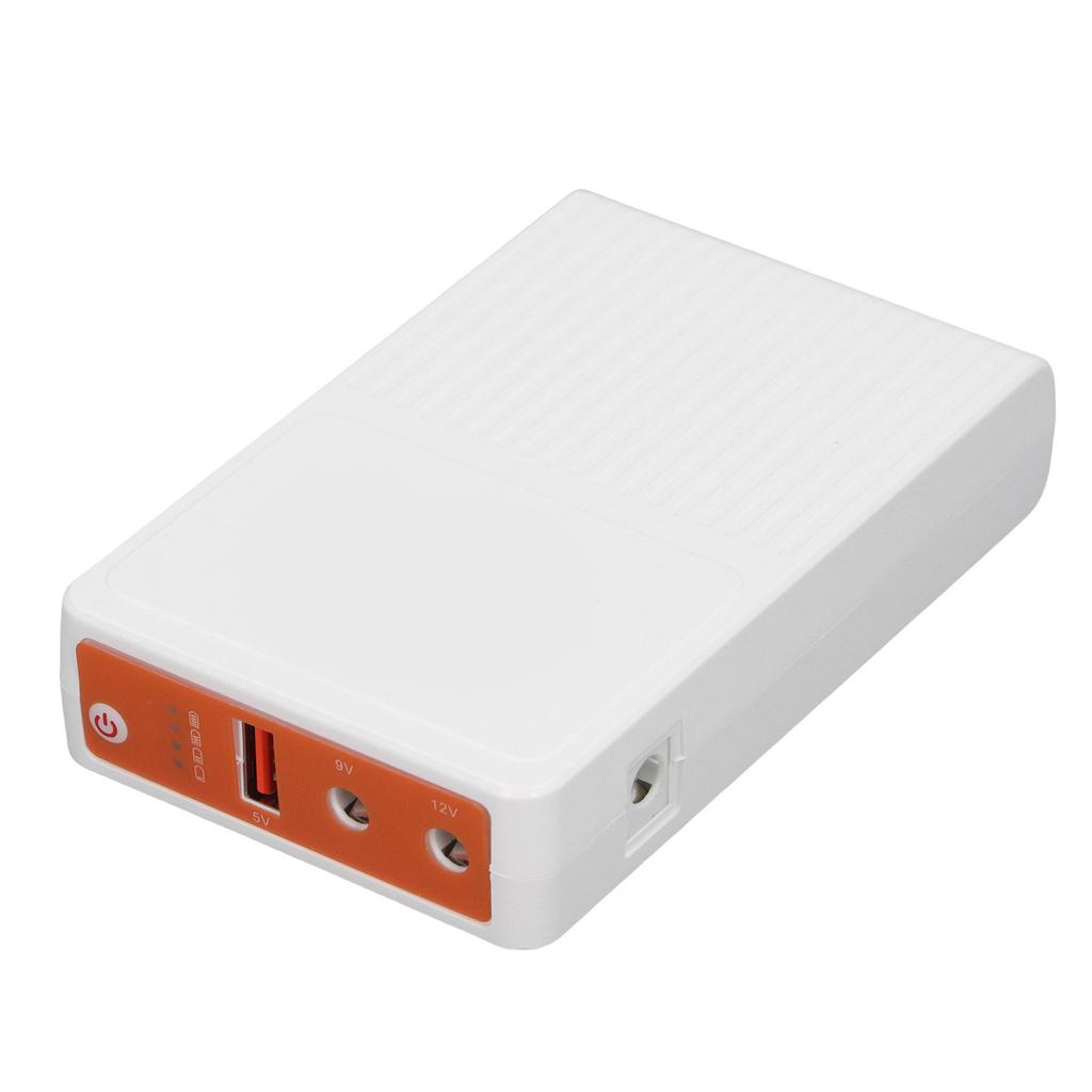 Uninterruptible Power Supply 8000mAh Mini UPS Battery Backup 5V USB 12V 9V DC Ports for Router