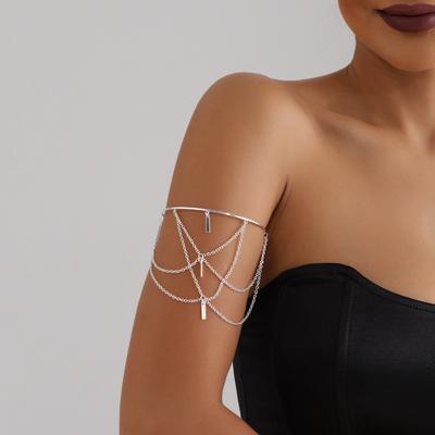 Панк Открытый Верхний Браслет Пляжные Украшения Для Тела Модный Браслет С Кисточками Для Женщин