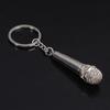 Fashion Car Key Holder Personalized Pendent Key Chain Microphone Key Ring  Women Men