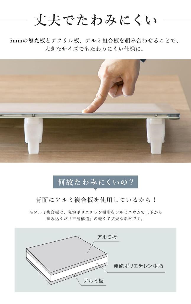 В Tritec Tracing Stand Treviewer A2 серый светодиод тонкий 7 уровней затемнения 3 года гарантии [Сделано в Японии] A2-450