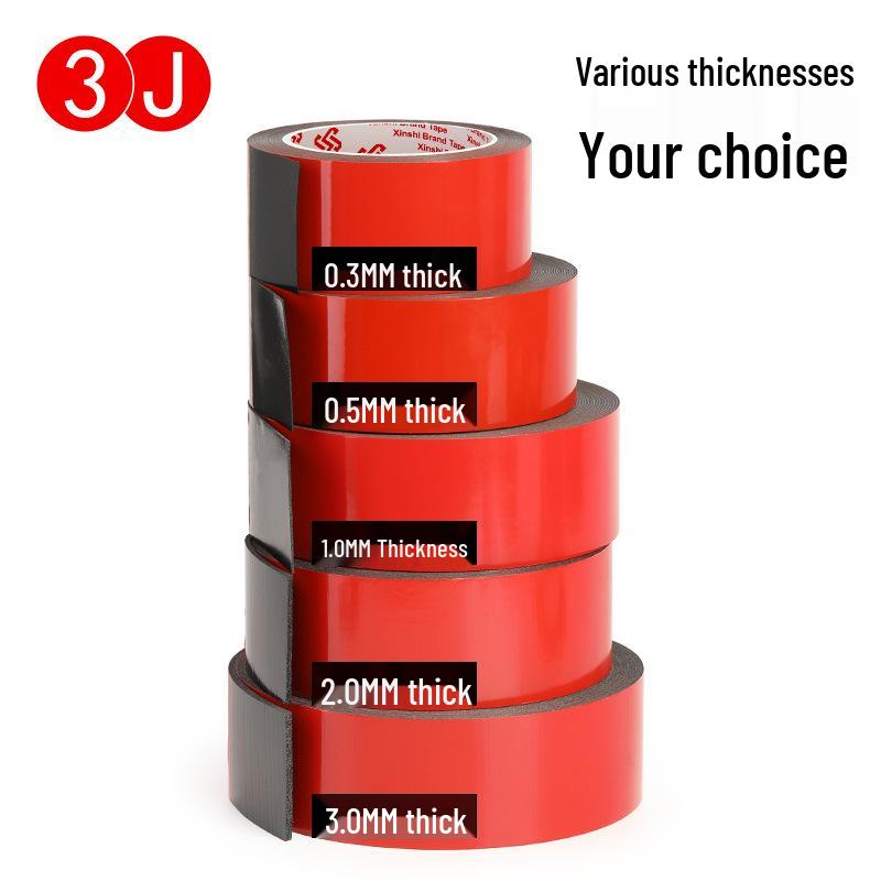 Прочная Клейкая Черная Пористая Двусторонняя Лента для Именных Табличек, Дверей, Окон, Склеивания Металла, Герметизации и Амортизации