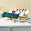 Velvet Jewelry Chain Holder Wooden Jewelry Organizer Bar Bracelet Display Stand Bangle Scrunchie