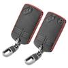 Leather Car Key Case Cover For Mazda 2 3 5 Premacy Miata 6 8 RX8 MX5 M8 CX-7 CX-9 Verisa MPV 2/3 Buttons Remote Protector Fob