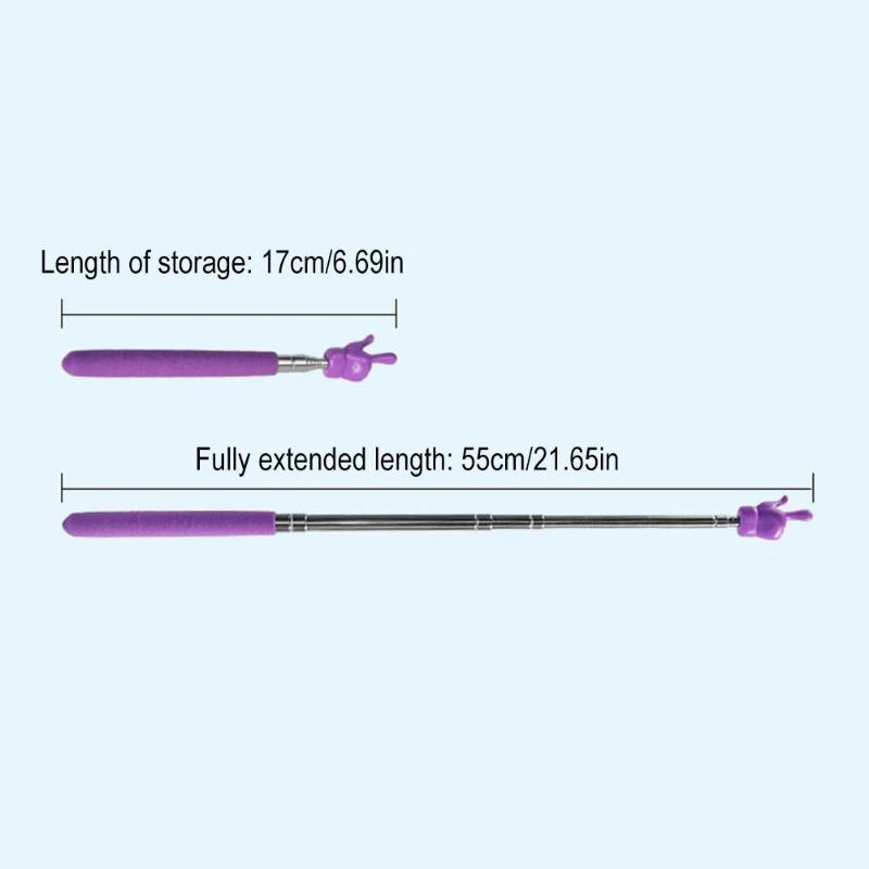 Non-Toxic Retractable Teacher Pointer Finger Reading Guide Kids Teaching Tools Telescopic Sticks Children Learning Games Educational Toys