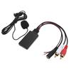 Автомобильный Bluetooth-адаптер-кабель AUX IN Беспроводная громкая связь Микрофон для стереосистемы с аудиопортом 2RCA