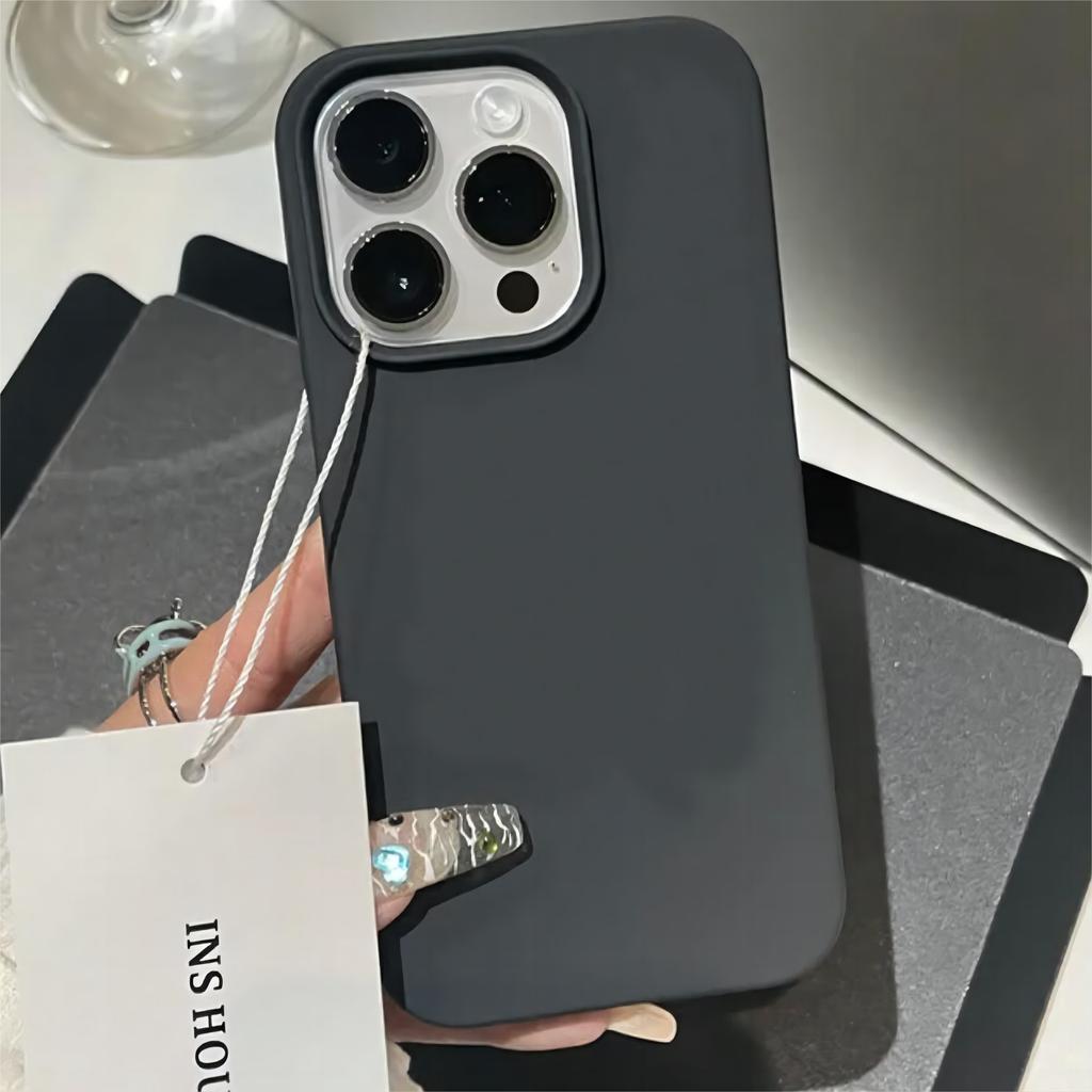 Мягкий Ультратонкий Матовый Чехол для Телефона Конфетного Цвета Для iPhone 11 12 13 14 15 16 Pro Max 14 Plus Силиконовый Противоударный Бампер Задняя Крышка