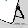 Magnetic Dry Erase Board with Stand Desktop Double-Sided White Board with Markers Eraser Magnets for Home Office School Kids Drawing