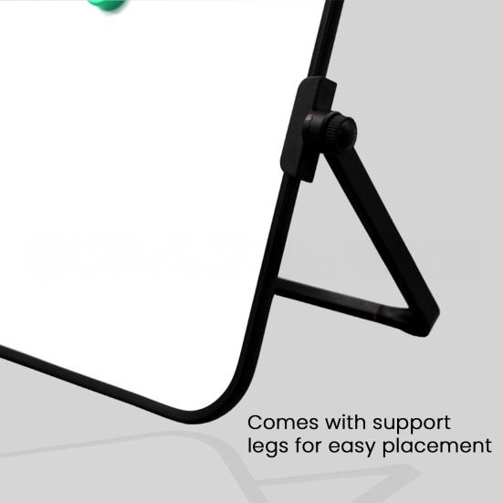 Магнитная доска для сухого стирания Yousheng со стойкой Настольная двусторонняя белая доска с маркерами ластиком магнитами для дома офиса школы детского рисования