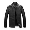 Осенняя кожаная куртка мужская повседневная кожаная куртка новая деловая мужская куртка со средними и старыми лацканами из искусственной кожи модная куртка