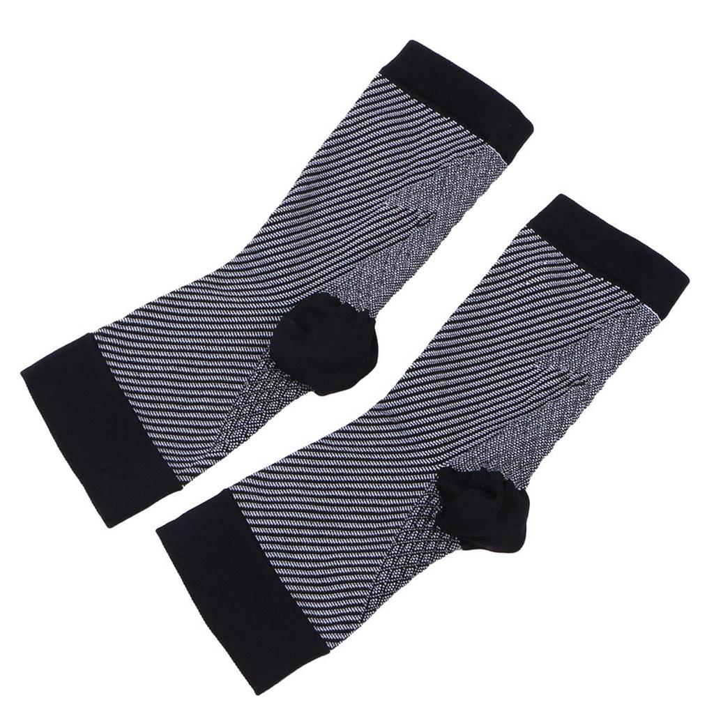 Спортивные мужские и женские гибкие компрессионные короткие носки с рукавами для ног