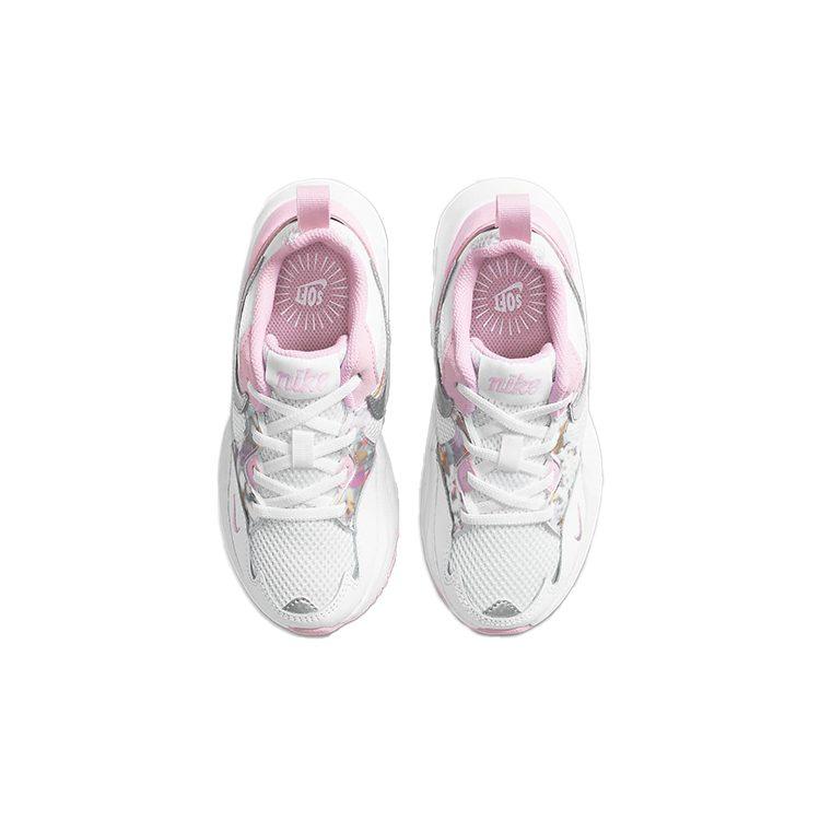 Nike Air Max Fusion SE Удобные Круглый носок Устойчивые к истиранию Дышащие Низкие Детские Lifestyle Обувь Розовый Белый CZ6584-100