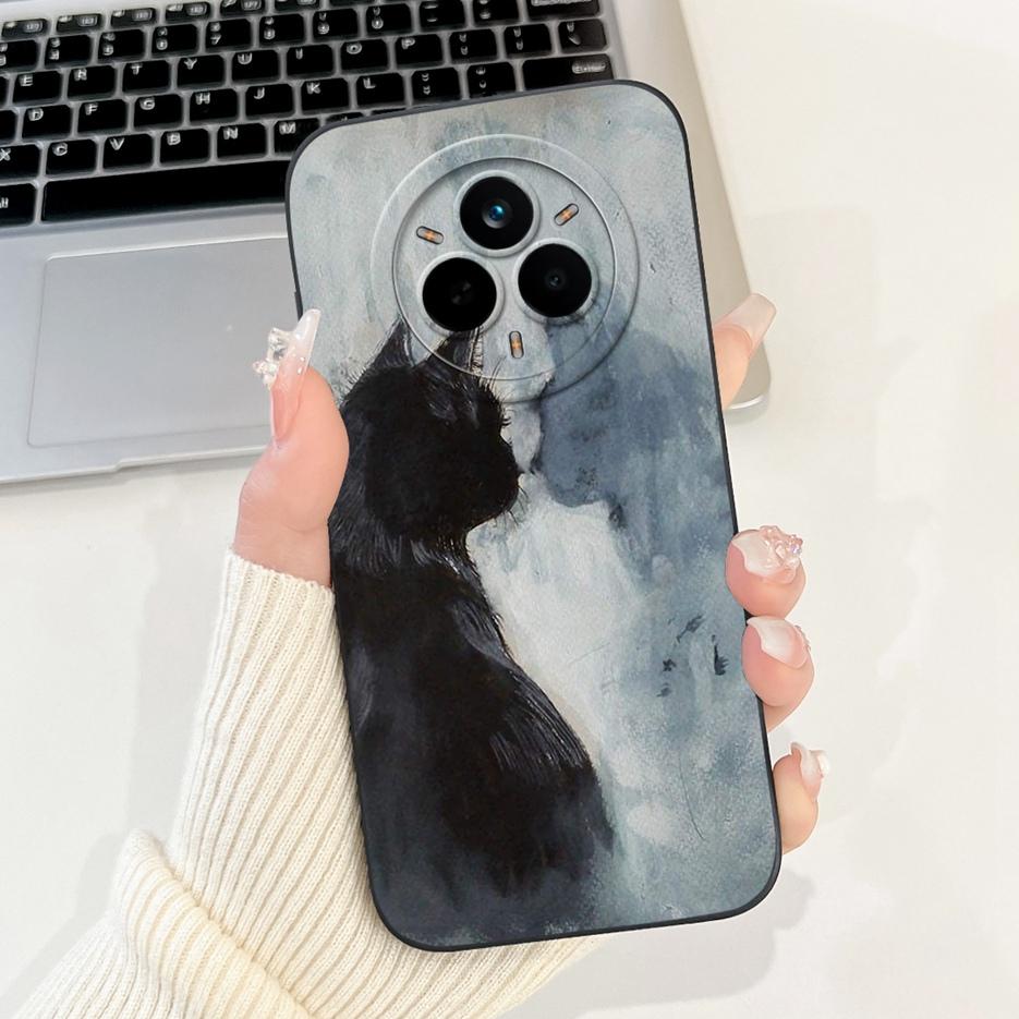 Чехол для Realme 14 Pro 5G RMX5056 Новый Конфетный Расписной Чехол Мягкий Силиконовый Чехол для Телефона Для Realme 14 Pro Plus Realme14 Pro+ 5G Корпус