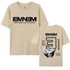 Рэпер Эминем Новый Альбом Графический Принт Футболки Мужские Женские Хип-Хоп Тренд Футболка с Коротким Рукавом Летняя Хлопковая Футболка для Поклонников Подарок