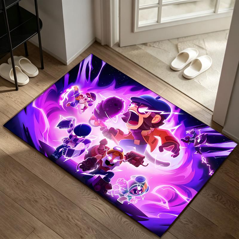 Brawl Heros A A rug suitable for office chair areas living rooms and computer desks perfect for home offices and an ideal holiday gift