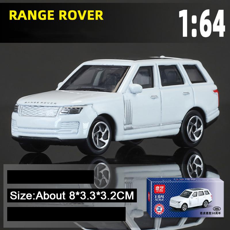 1:64 Range Rover 50-летний юбилей Литая модель из сплава Игрушечная машина Колеса скользят вперед Металлический кузов Резиновые шины Автомобиль Рождественский подарок