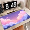 Mousepads Kawaii Anime design Mouse Pad Colorful Clouds Pink Computer Desk Mat Rubber Carpet pc Gaming mat maus pad