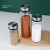 Бутылка Шейкер для специй для соли, кунжута, резервуар для хранения, стеклянная банка для приправ, герметично закрывающаяся банка для приправ