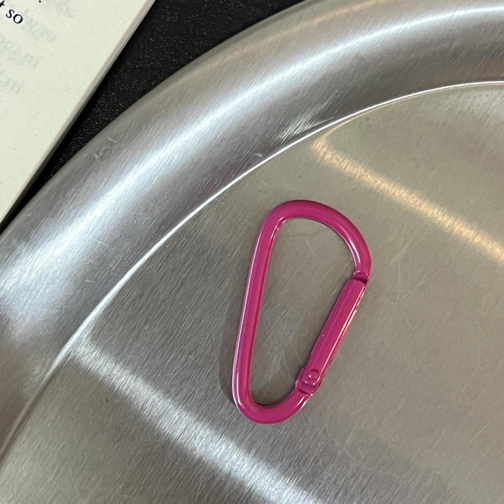 Красочный брелок-подвеска для сумки в стиле Miu, карабин, кольцо для ключей, пружинный крючок, ювелирный аксессуар