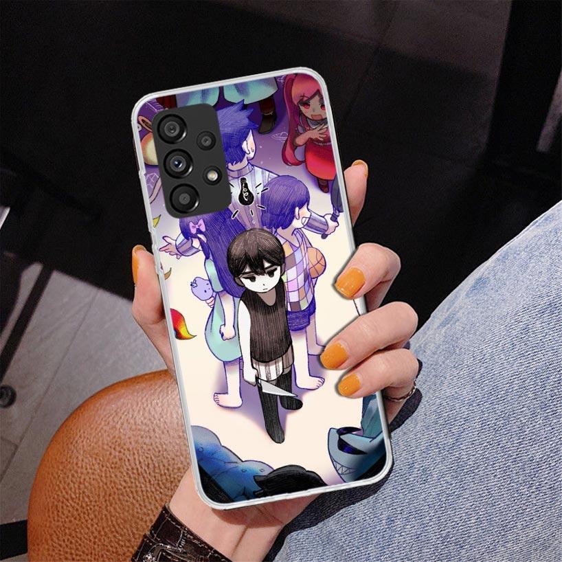 Game O-Omori Cartoon Phone Case For Samsung Galaxy A52 A32 A22 A12 A51 A31 A50S A30S A20S A10S Note 20 Ultra 10 Plus S10 A72 A71