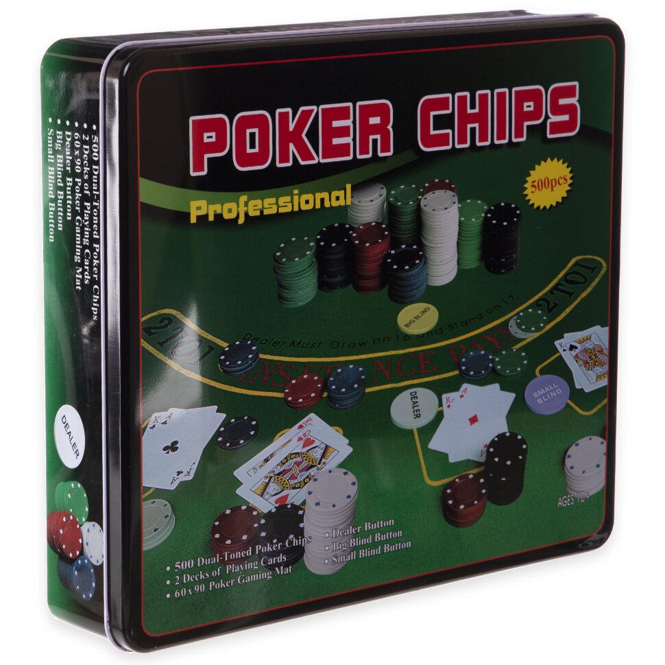 Board Game Poker, Poker Set IG-3006 500 Chips