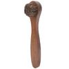 Horsehair Shine Shoes Brush Wood Handle Leather Shoes Polish Shine Applicator Brush