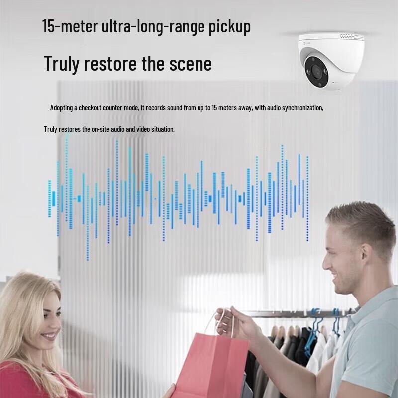 Ezviz H4 5MP Wireless WiFi Outdoor Dome Camera (CN version)