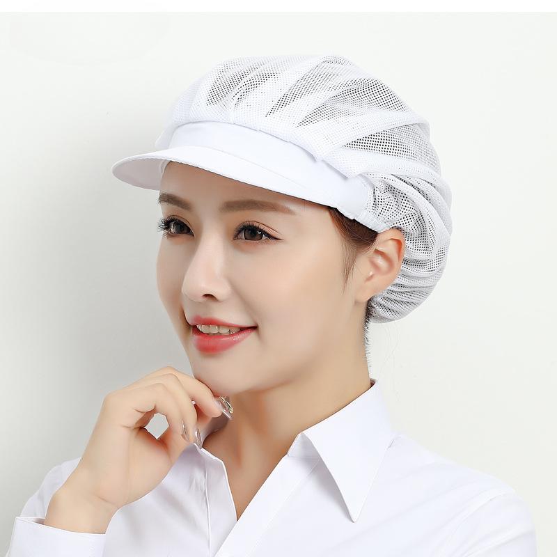1 шт. дышащая рабочая одежда, шапки, сетчатые кепки, эластичные кепки для мастерской, официант, повар, кухня, мужчины, женщины
