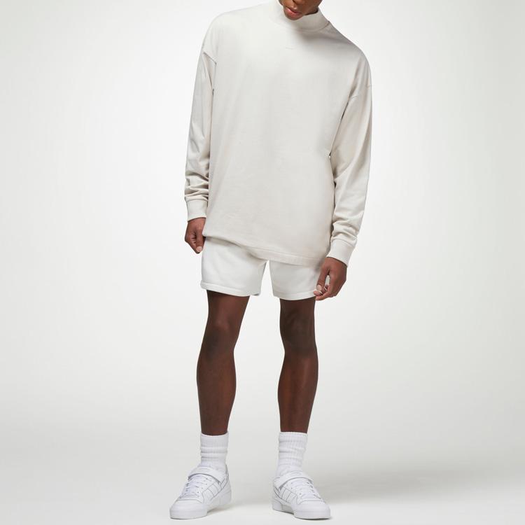 Adidas Баскетбольная футболка Originals Trefoil Chapter 02 с винтажным логотипом и длинными рукавами унисекс-топы цвета алюмо-земля-коричневый IJ5555