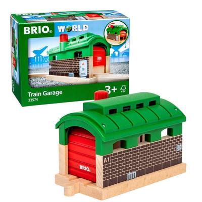 Brio Депо для поездов для детей от 3 лет и Деревянная игрушечная железная дорога в подарок 33574, и старше. [Игрушка, Поезд, Набор, Декорации], (День рождения/Рождество)]