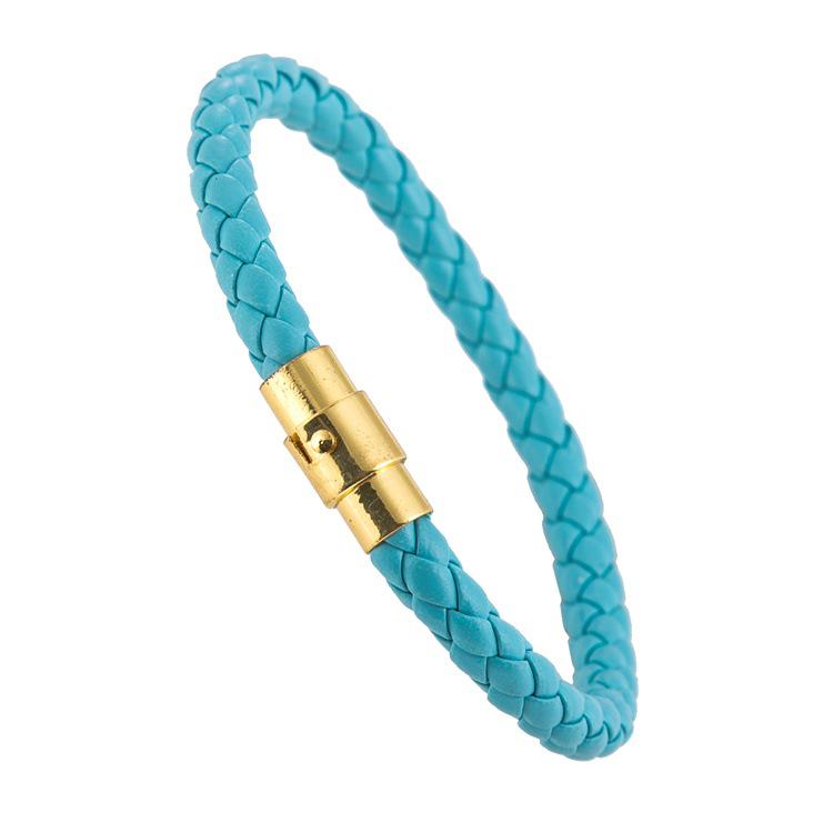 Ювелирные изделия унисекс браслет модный сплав пуговицы для влюбленных плетеный мужской женский кожаный браслет подарочные браслеты уникальный