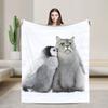 Мягкое одеяло с изображением милой совы Meowl Cat, плюшевое покрывало для путешествий, оригинальное фланелевое покрывало для дивана или кресла.