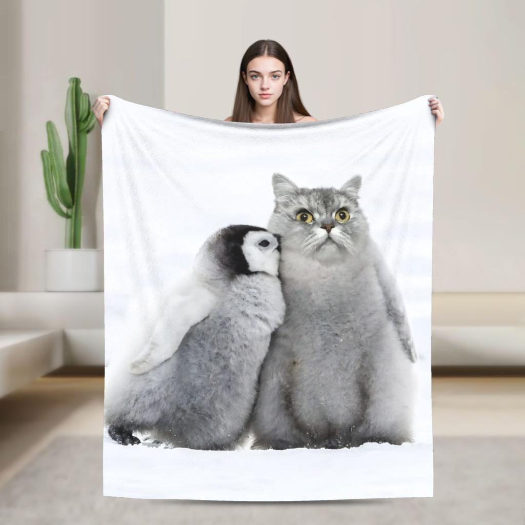 Мягкое одеяло с изображением милой совы Meowl Cat, плюшевое покрывало для путешествий, оригинальное фланелевое покрывало для дивана или кресла.