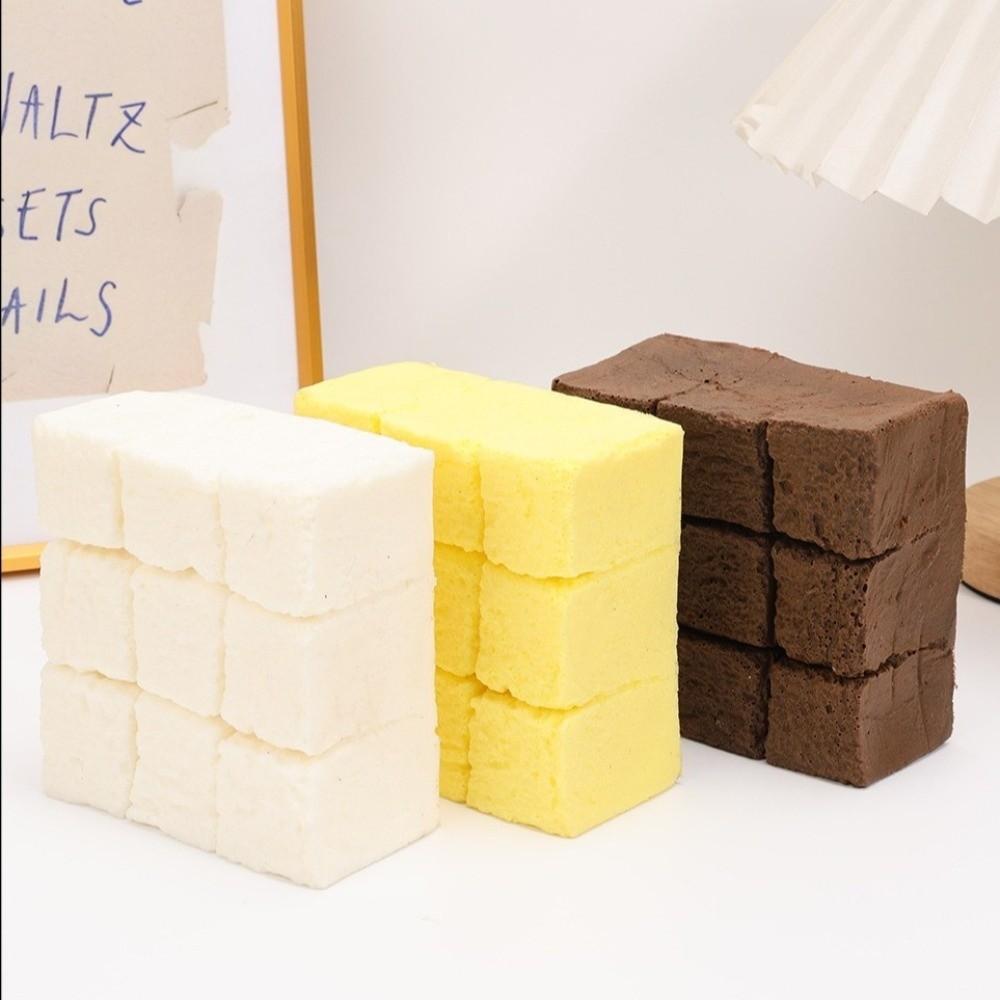 Slow Rebound Slow Rebound Tofu Toy Soft Texture Simulation Tofu Toy Party Prank