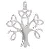 [Q2916] - Silver 'Tree of Life' Silver Pendant - 25x25 Mm