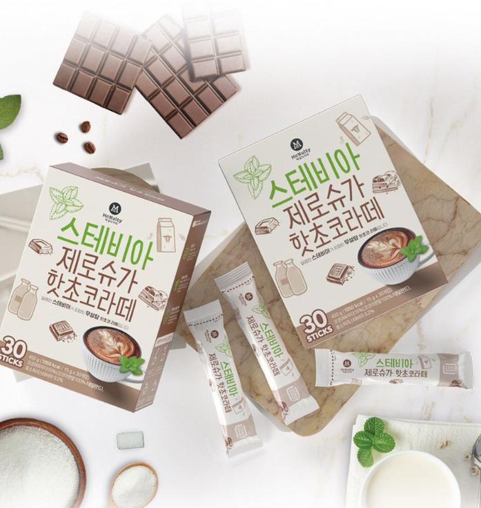 McNulty Coffee Стевия Ноль Сахара Горячий Шоколадный Латте 30 Пакетиков Бессахарный Растворимый Какао-Напиток