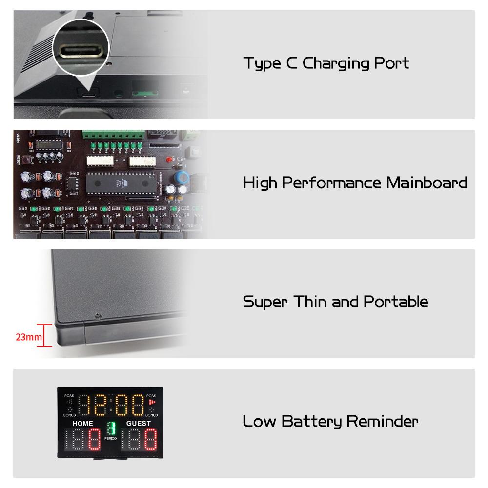 Крытое цифровое светодиодное табло, настольное табло для баскетбола, волейбола, тенниса, бокса