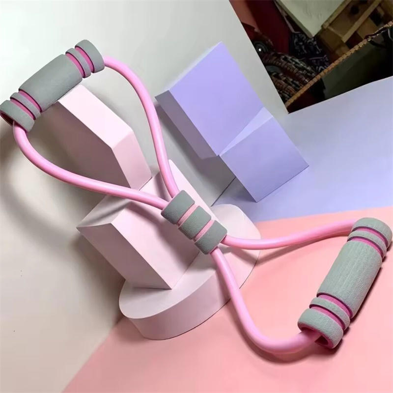 Силиконовый 8-образный ограничитель для йоги, высокая эластичная лента, домашнее фитнес-оборудование, растягивающая лента, эластичная лента для йоги с расширением груди