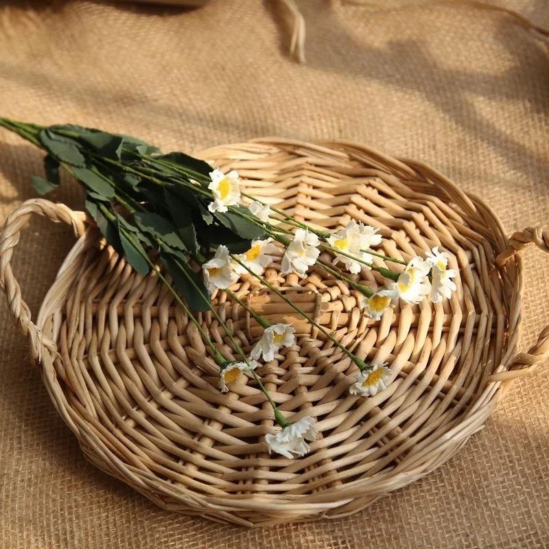 Маленькие маргаритки PE Искусственные цветы Искусственные цветы Свадебные украшения Домашние бумажные цветы Искусственные растения