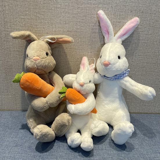 Милый кролик плюшевый игрушка обнимает морковку мягкий кролик кукла для детей пасхальный декор вечеринка подарок диван спальня офис автомобиль украшение