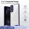 Для Samsung Galaxy S25 Edge Чехол Матовая Кожаная Сенсорная Прозрачная PC + TPU Ударопрочная Задняя Крышка Телефона