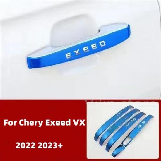 Для Chery Exeed VX 2022 2023 + дверная ручка, чаша, защитные наклейки из нержавеющей стали, ручка для предотвращения столкновений