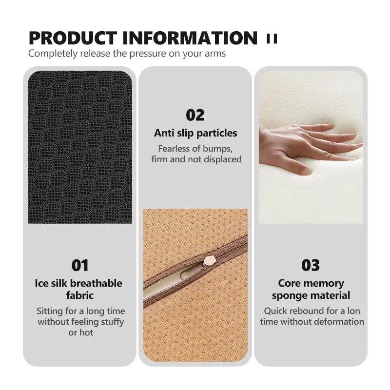 Car Rear Front Seat Anti-slip Pad Protect Mat Ice Silk Cushion For Citroen C5 C1 C2 C6 C4L DS3 DS4 DS5 C-Elysee Grand Berlingo ajx256