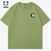 Fashionable fashion brand personalized short sleeved pure cotton T-shirt men's summer style couple white trendy t