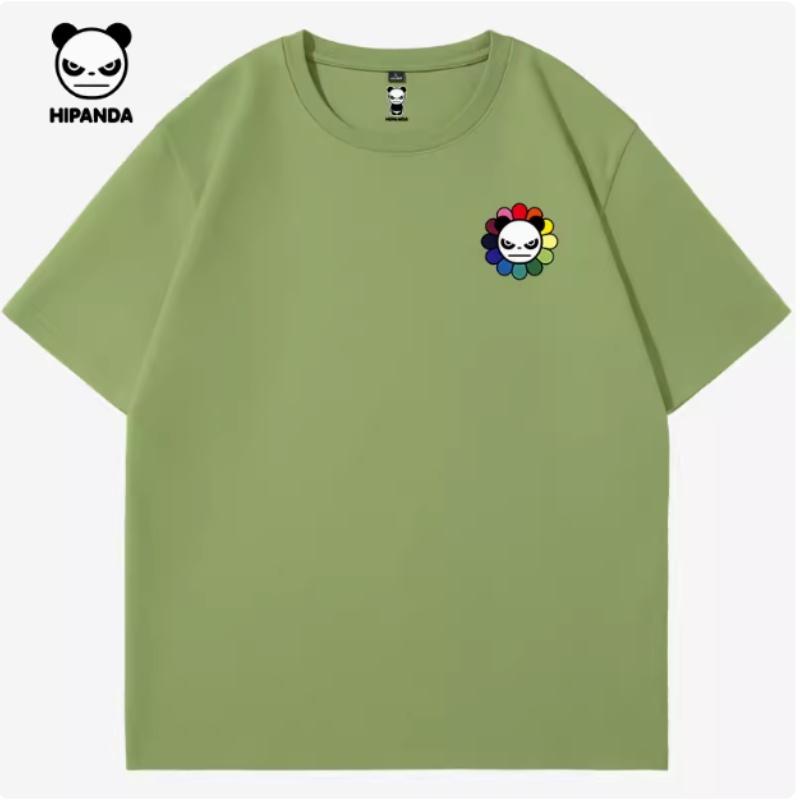 Fashionable fashion brand personalized short sleeved pure cotton T-shirt men's summer style couple white trendy t
