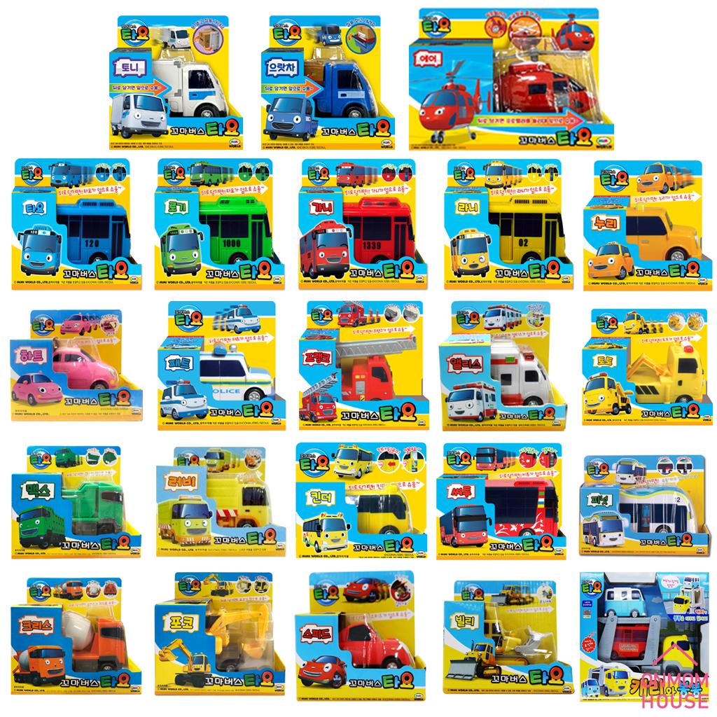 Маленький автобус TAYO Diecast Plastic Car Toys Коллекция фигурок NEW 23 Styles