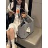 Retro Plaid Large Capacity Tote Bag Women Korean Series College Student Early Eight Tong Qin Handbag Idle Style Shoulder Bag