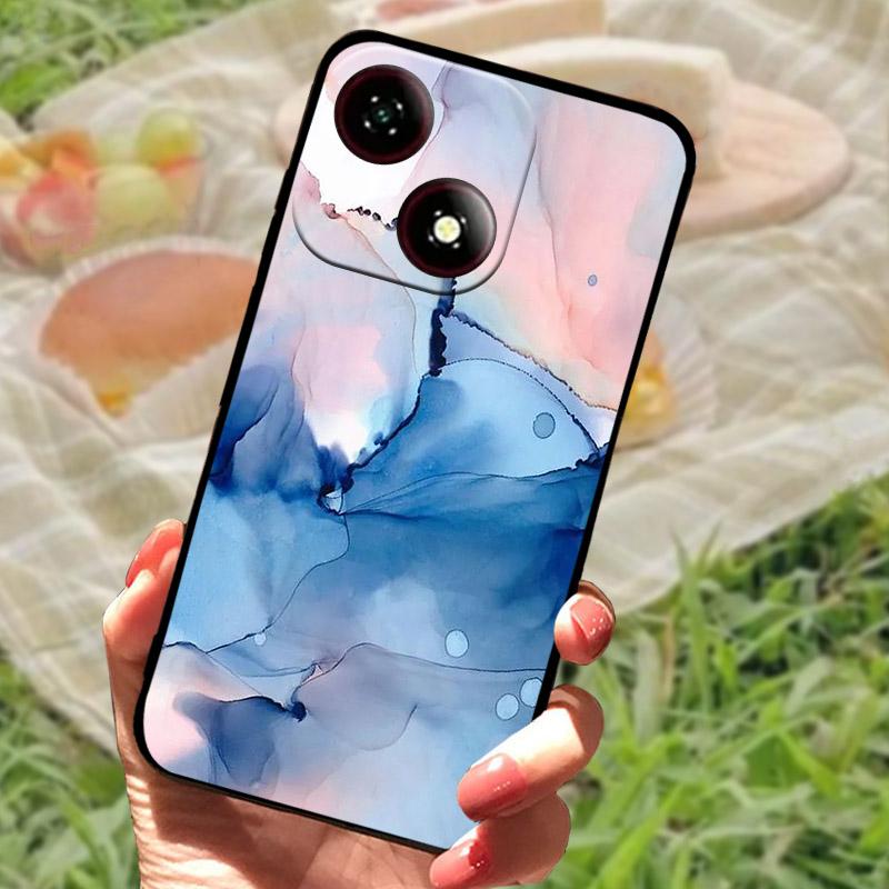 For ZTE Blade A35E /A35/A55 Case Fashion Cartoon Soft Silicone Phone Back Cover For ZTE A35E Shockproof Case A35 E A 35 Shell