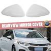 Белая Накладка на крышку бокового зеркала заднего вида ДЛЯ Chevrolet Cruze 2017 2018 1 пара