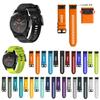 20mm 22mm 26mm Smart Watch Band Straps For Garmin Fenix 6 6pro 6X 5X 5 5plus 3 3HR Forerunner 935 945 Quick Release Strap Silicone Bracelet