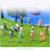 Scale DIY Mixed Color Pose Scale Model Character Model People Figures Plastic People